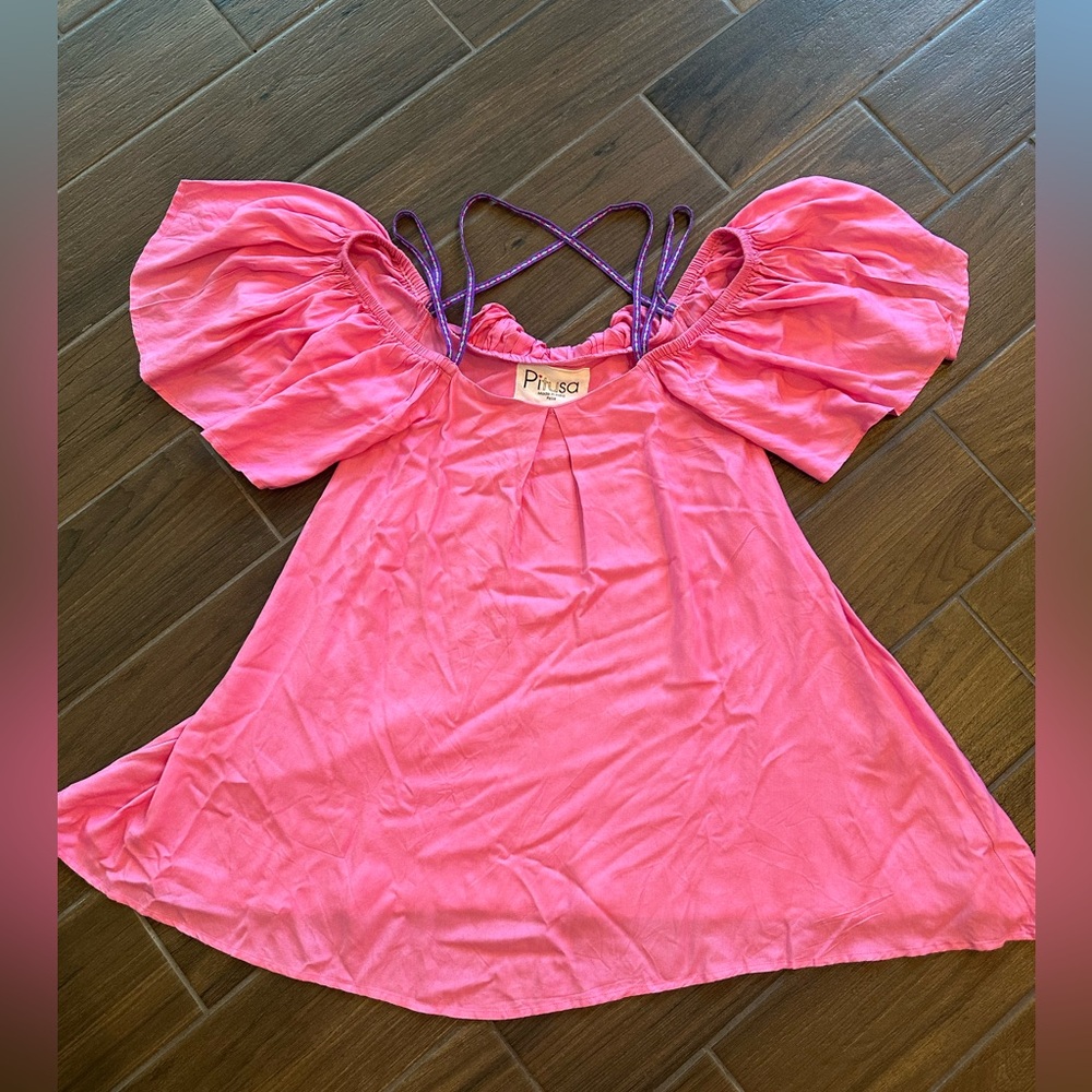 Pitusa swim coverup-pink size small